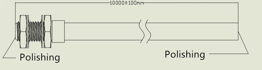 Fiber optic with connector