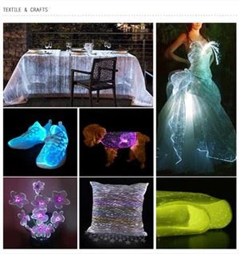 Serat Plastik Ringan Led Untuk Dekorasi